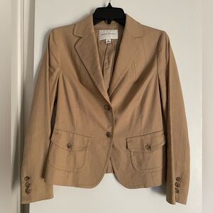 4P Linen Banana Republic Camel/Tan Classic Blazer Fully Lined
NWOT